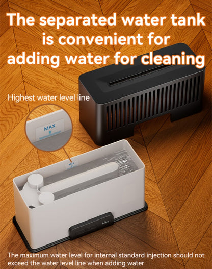 Humidifier Flame-Effect USB Diffuser with Seven LED Colors, Black or White, Single and Two-Pack Options