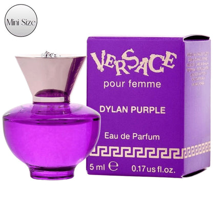 Versace Dylan Purple Pour Femme Perfume for Women EDP Travel Spray 5ml Authentic Floral for Bath Time, Home Spa and Personal Care