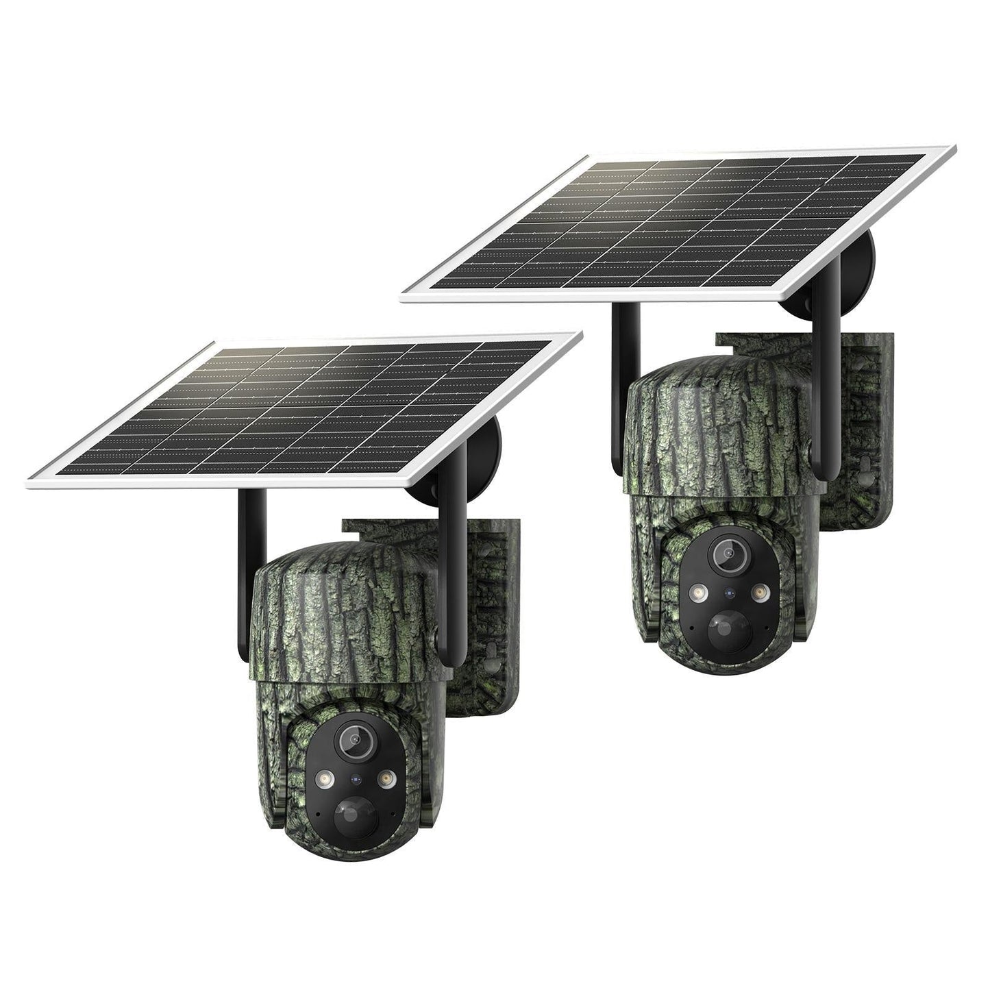 4G LTE Solar Trail Camera No WiFi Needed, Outdoor Security Camera 4K Night Vision, 360° Pan Tilt Live View