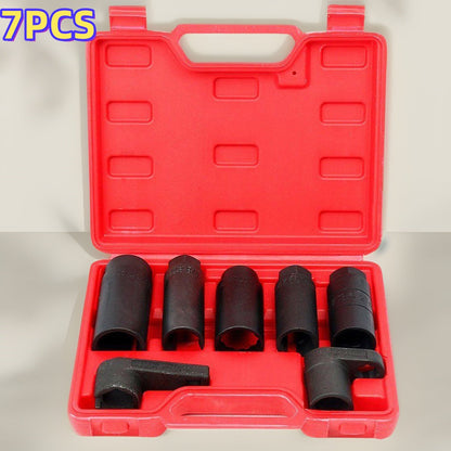Oxygen Sensor Socket Set – Professional Removal & Installation Tool Kit for All Vehicles, Universal 22mm Slotted Design