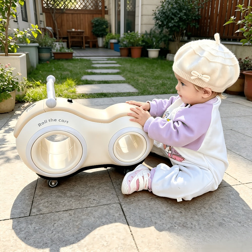 Anti-Tip Baby Walker with Music & Lights 4-Wheel Toddler Learning Walker with the Listed Color, Size or Set Options for Everyday Use
