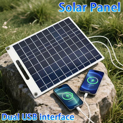 [Portable Solar Panel] Portable Solar Panel Solar Panel Winter Outdoor Solar Charger for Garden, Pathway and Patio Lighting