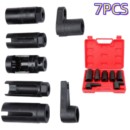 Oxygen Sensor Socket Set – Professional Removal & Installation Tool Kit for All Vehicles, Universal 22mm Slotted Design