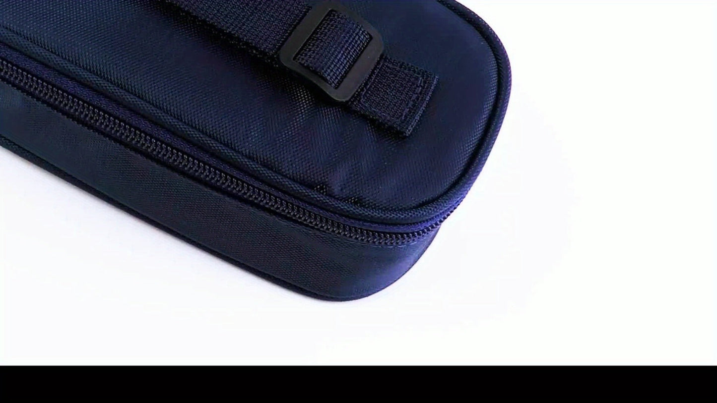 Insulated Insulin Vial Travel Case, Diabetic Supply Bag with Ice Brick, Compact Portable Cooler Kit for Medication Storage