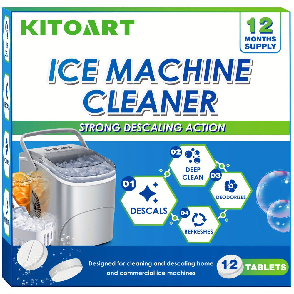 Ice Maker Cleaning Tablets Descaler 12/24/36 Pack for Entryways, Bedrooms and Living Spaces