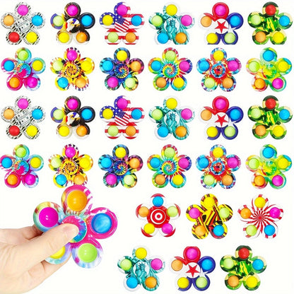 Sensory Fidget Spinners Bulk 30 Pack with the Listed Color, Size or Set Options for Everyday Carry