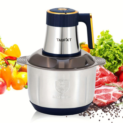 Electric Meat Grinder 5-Speed 6-Blade Food Chopper - 1.32 Gal Household Mincer for Meat Vegetables Garlic Puree Juice Noodles