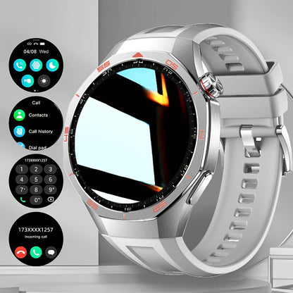 Smartwatch Round 2.01" Extra Large Screen with Wireless Calling, 100+ Sport Modes, Sleep and Heart Rate Readouts, Built-in Games Weather