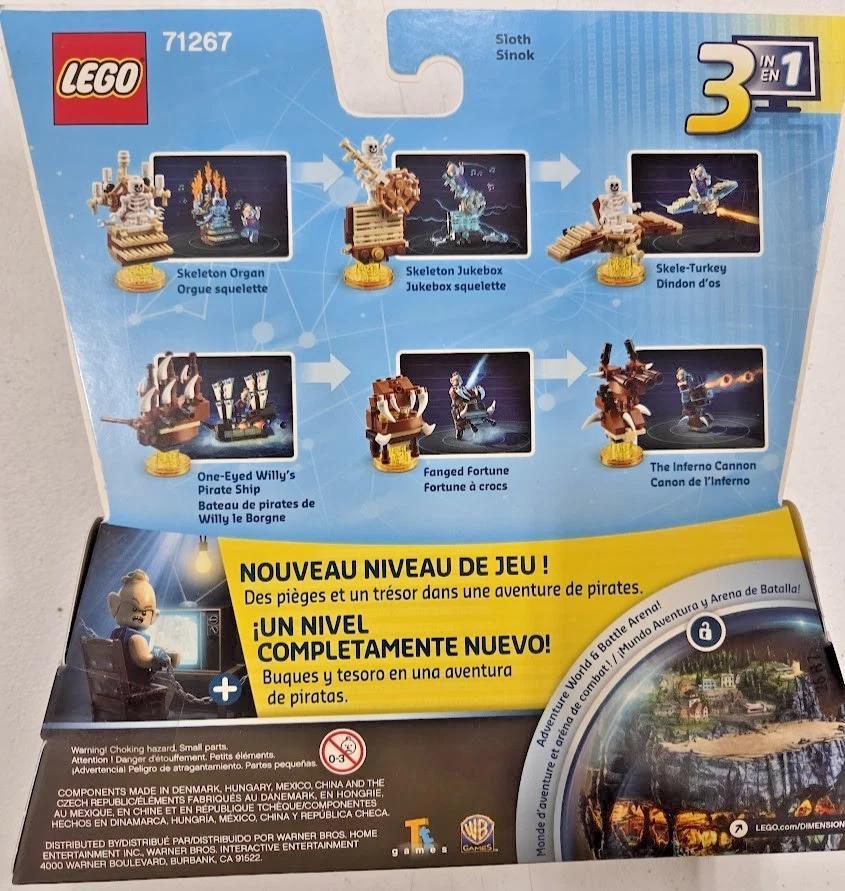 LEGO Dimensions Goonies Level Pack 71267, Sloth Minifigure Included, 118-Piece Video Game Expansion Kit