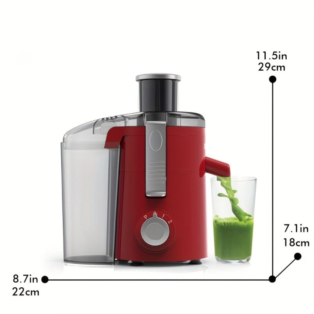 Centrifugal Juicer Wide Feed Chute - 2-Speed Juice Extractor for Fruits & Vegetables, Fast Juicing Machine