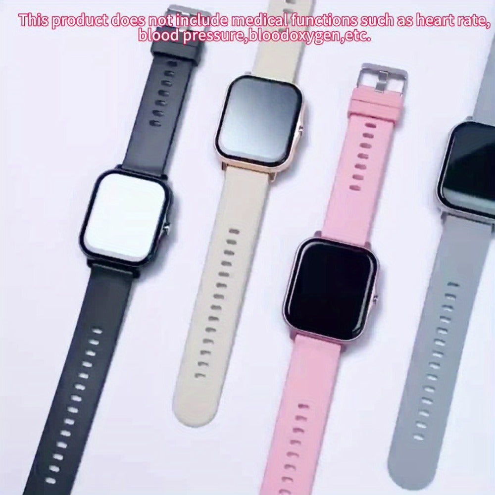 Smartwatch 1.83 Inch Fitness Tracker with Dual TPU Straps, Calling and Multi-Sport Records