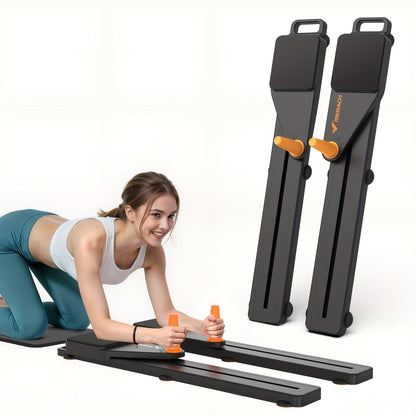 Multifunctional Ab Trainer Pilates Board – Detachable Anti-Slip Quiet Design, Portable Pilates Reformer for Core Workouts & Home Fitness