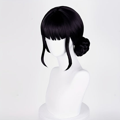 K-Pop Cosplay Wig Long Straight 30 Inch – Korean Idol Costume Hair for Halloween, Anime Convention & K-Drama Character Dress Up, Rose Red