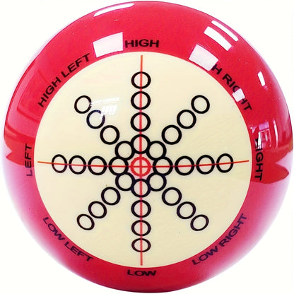 Pool Ball Training Set – American Billiard 8-Ball Practice Cue Ball with Precision Spot Markers, Professional Billiards Accessories for Pool