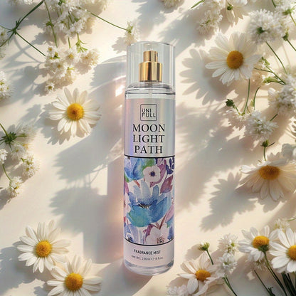 Body Mist Perfume Spray 8oz – 12 Scents Floral Hair & Body Fragrance for Women, Rose, Cherry Blossom, Beach, Long-Lasting Light Scent