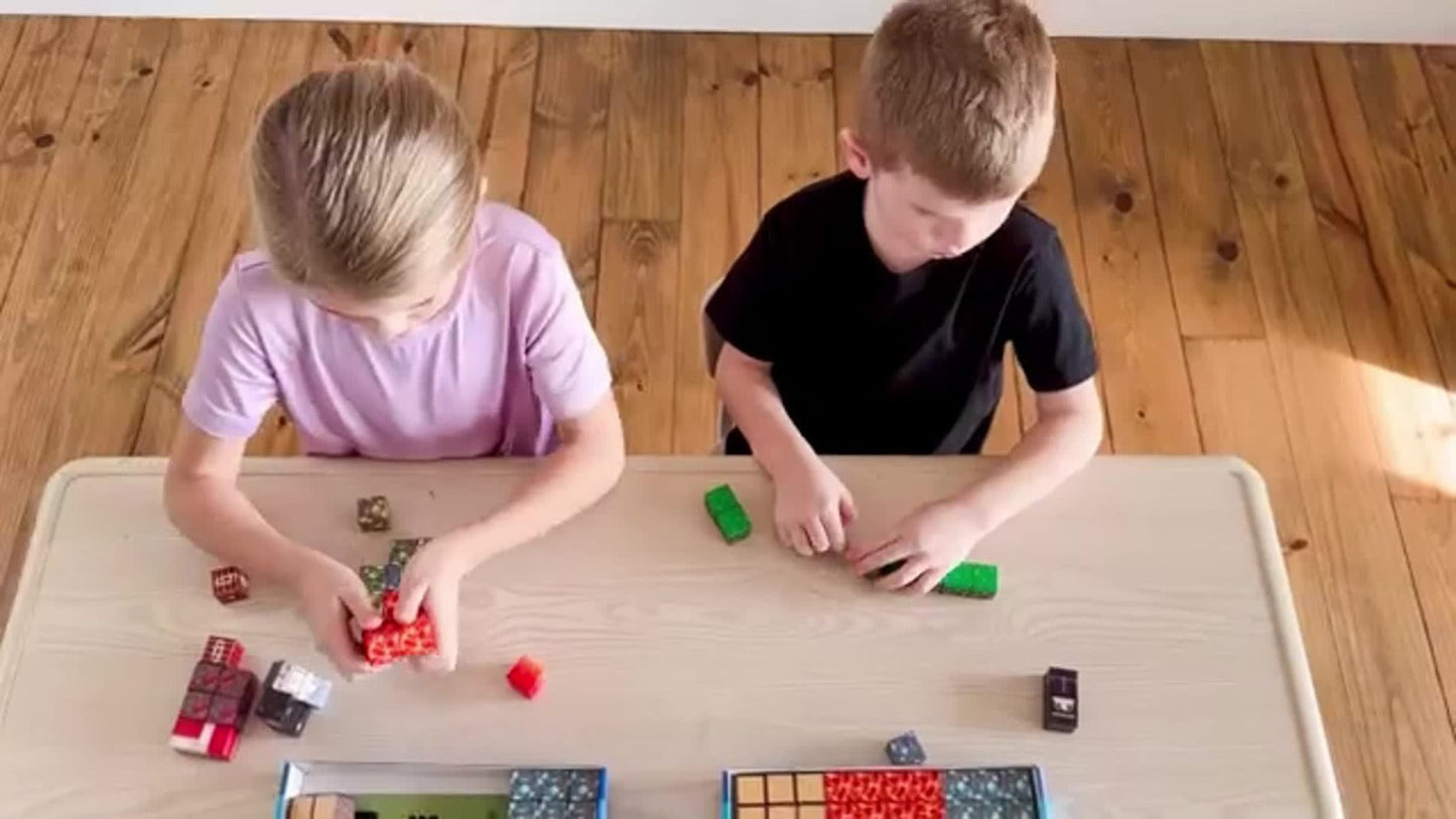 Magnetic Tiles 100pcs STEM Building Blocks Set for Kids, Educational Magnetic Construction Toys for Boys Girls Ages 3+