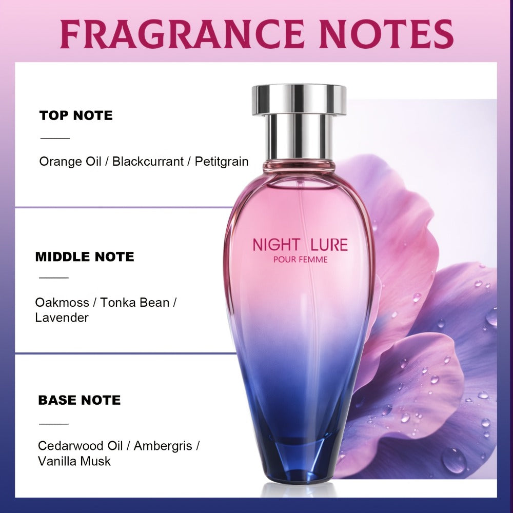 Perfume for Women Eau de Toilette True Love Oriental Gourmet Fragrance Romantic Scent Daily Wear Dating Gift for Her