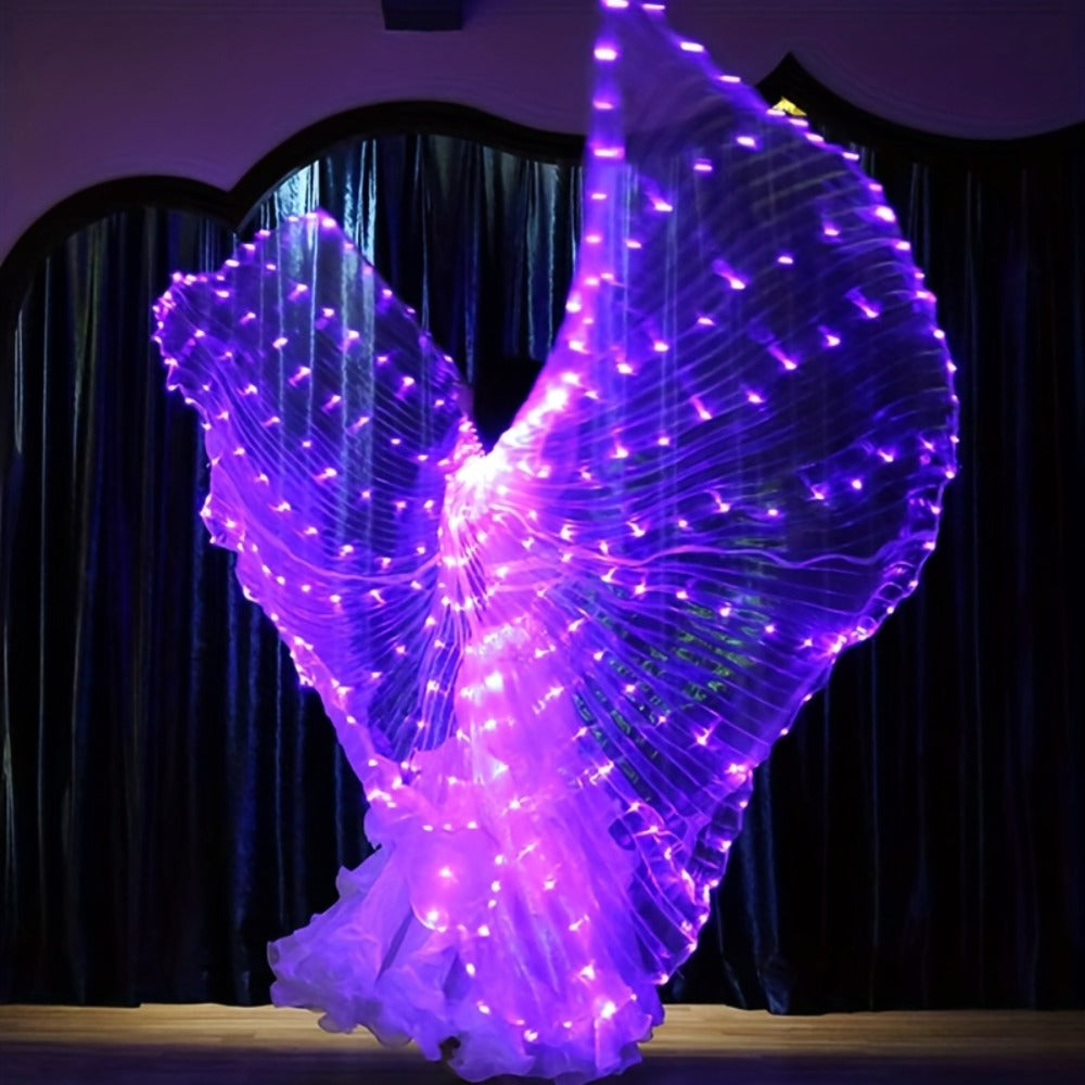 LED Feather Dance Costume Glowing Luminous with the Listed Color, Size or Set Options for Everyday Use