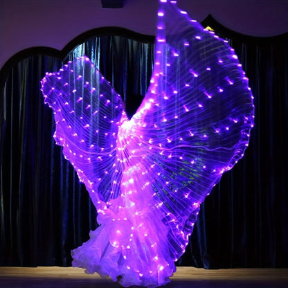 LED Feather Dance Costume Glowing Luminous with the Listed Color, Size or Set Options for Everyday Use