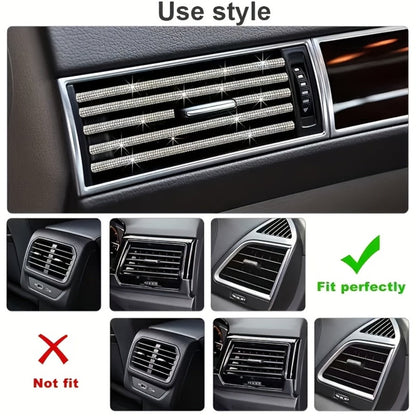 27pcs Bling Car Accessories Set for Women – Steering Wheel Cover 15", Car Coasters, License Plate Frame & Phone Holder