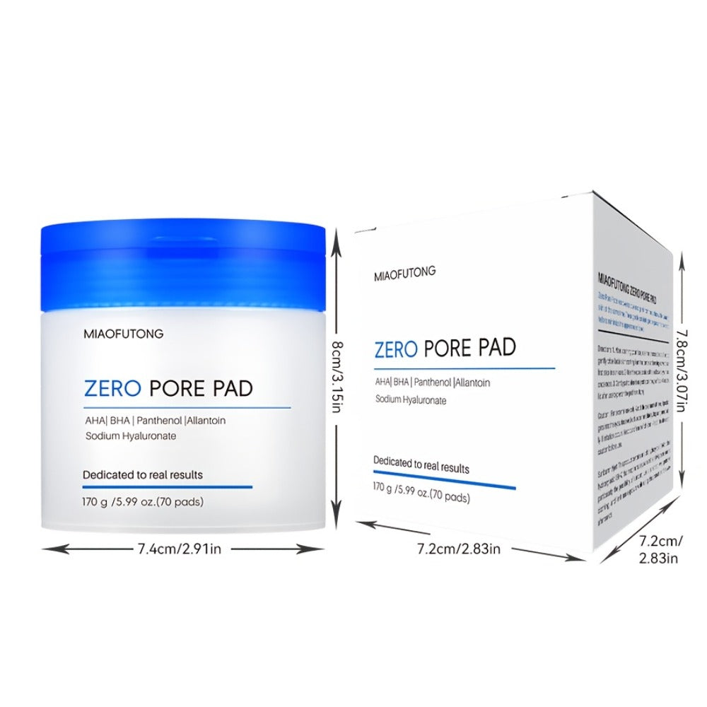 Exfoliating Face Cleansing Pads Pore Minimizing Blackhead Whitehead Remover Deep Cleansing for Bath Time, Home Spa and Personal Care