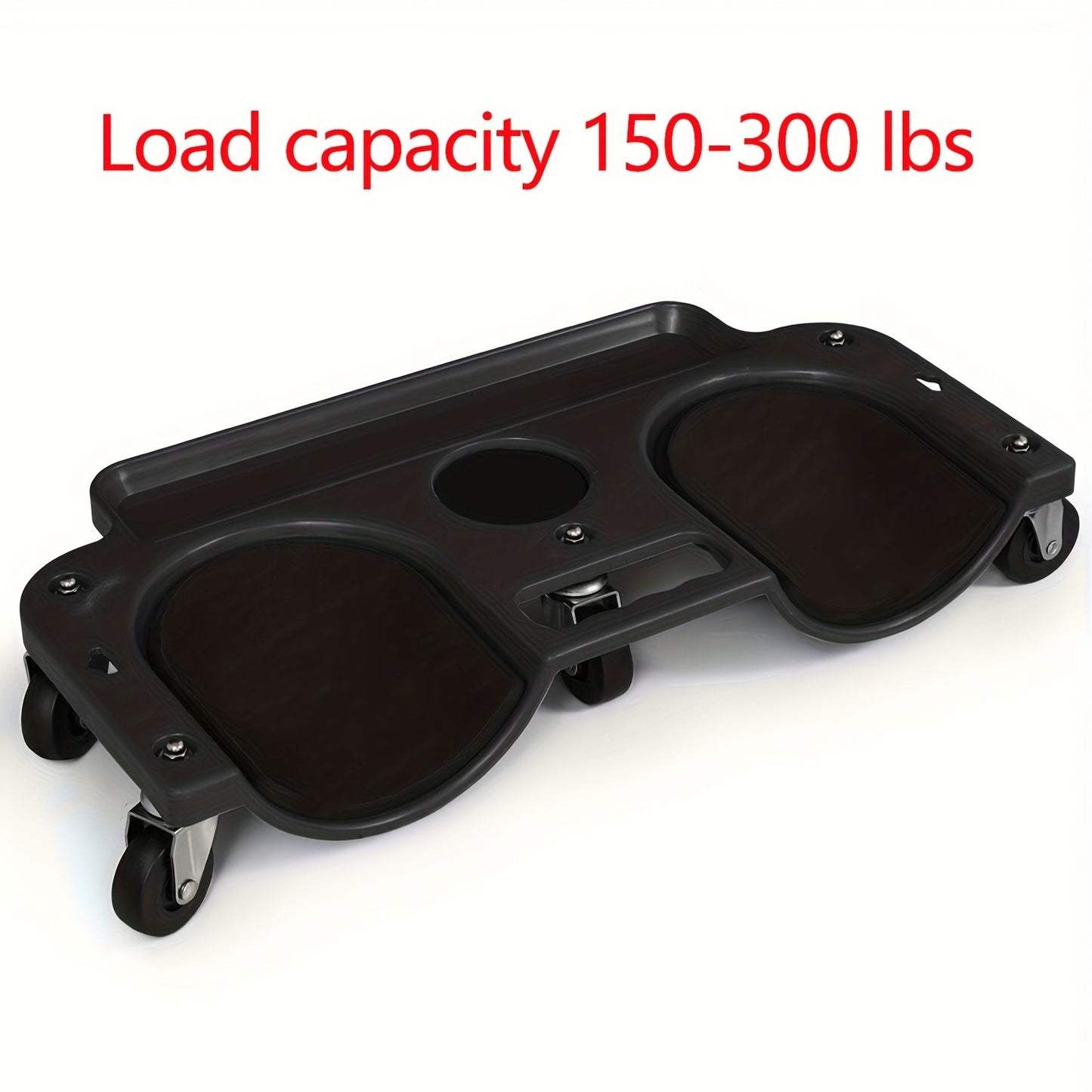 Rolling Knee Pad Platform with Wheels – ABS Cushioned Kneeling Pad, Built-In Tool Tray, Multi-Function Roller for Car Repairs, Flooring