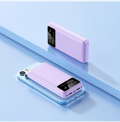 Power Bank 50000mAh with Dual USB Ports, Digital Battery Display and Three Color Options for Travel