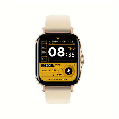 Smartwatch with Pedometer, Calorie & Distance Tracker, Customizable Watch Faces, Call & SMS Alerts, Multi-Sport Modes – Unisex Android