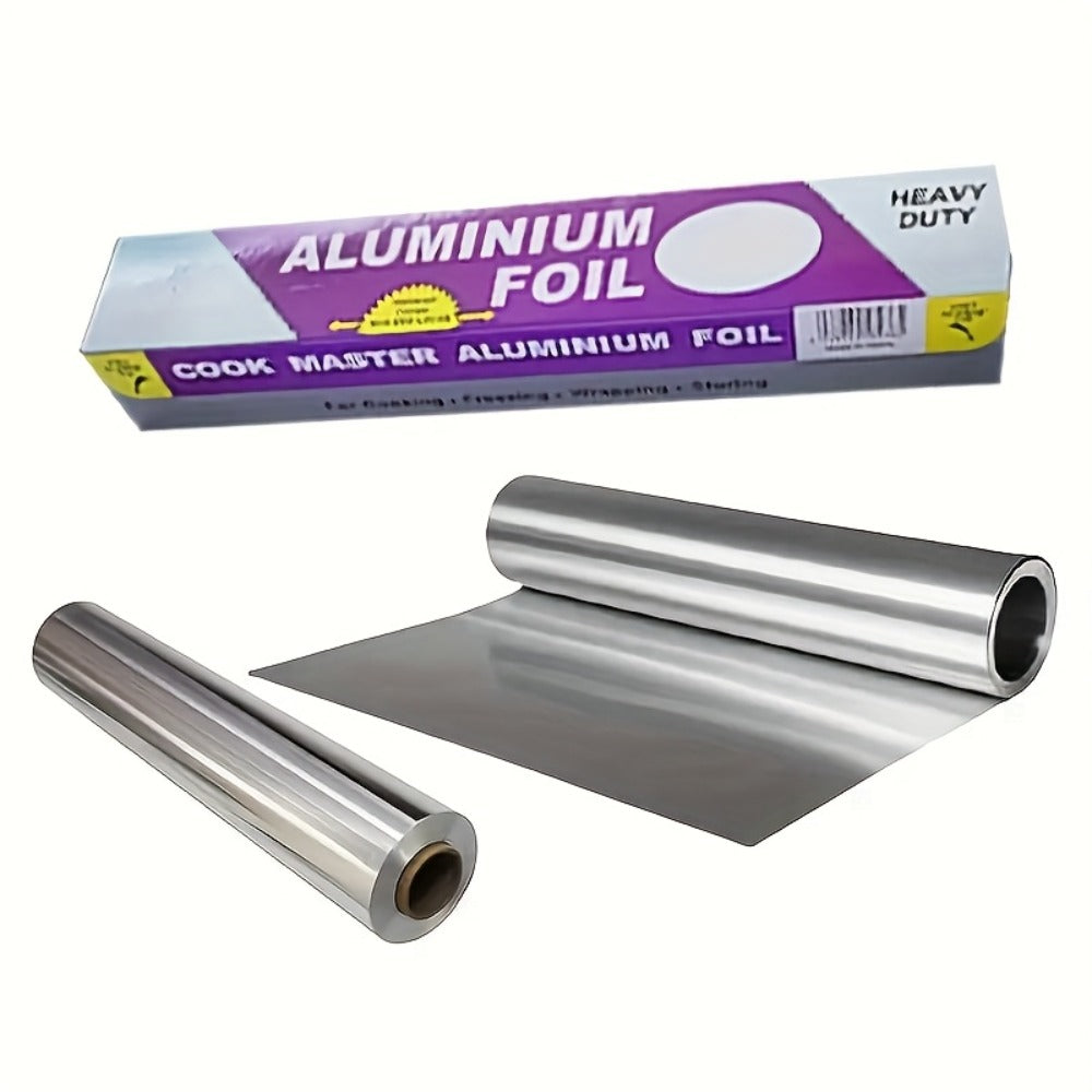 Aluminum Foil Roll Extra Long 787.4 Inch, Heat Resistant Oilproof Tin Foil for Cooking Baking Grilling BBQ