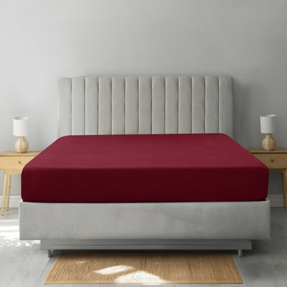 Deep-Pocket Brushed Microfiber Fitted Sheet in Nine Colors and Twin XL to California King Sizes