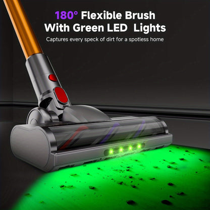 Cordless Vacuum Cleaner 58Kpa Strong Suction 6-in-1 Rechargeable Stick Vacuum for Entryways, Bedrooms and Living Spaces
