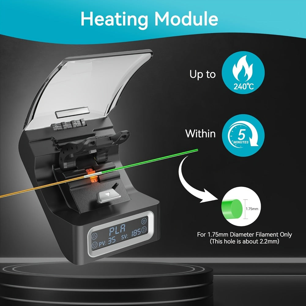 Filament Welder 1.75mm Touch Screen Up to 240°C, SUNLU 3D Filament Connector PLA ABS PETG PCL PA PC Compatible