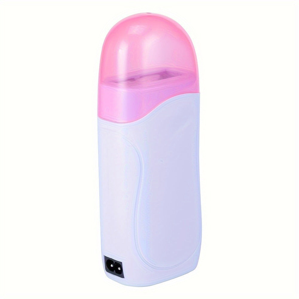 Wax Warmer Roller Kit for Hair Removal – Portable Electric Roll-On Soft Wax Heater for Women & Men, At-Home & Salon Waxing