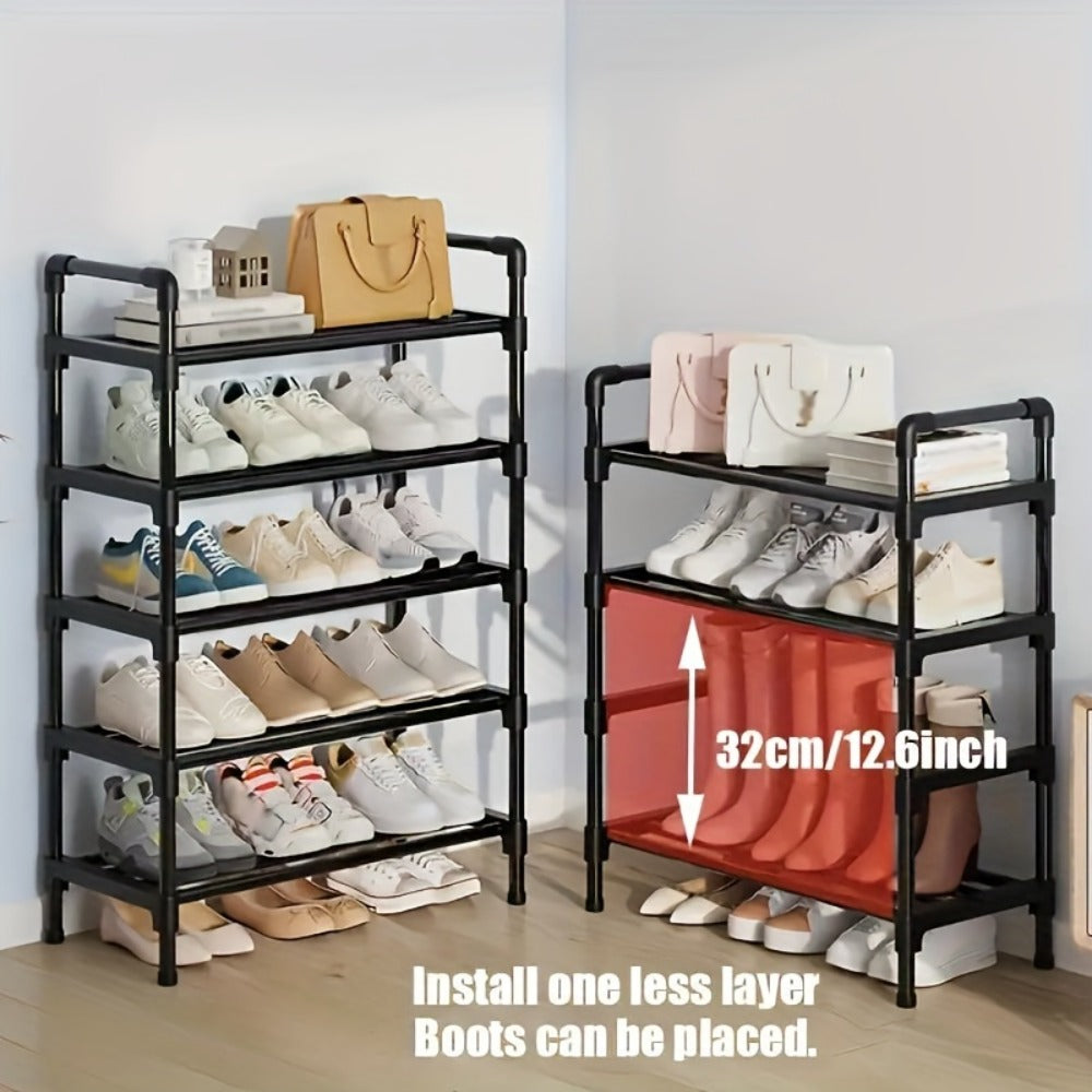 Shoe Rack Multi-Layer Space Saving – 3 to 8 Tier Shoe Storage Stand Organizer for Entryway Bedroom Closet Corridor