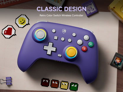 Hall Effect Wireless Controller for Nintendo Switch OLED Switch Lite - No Drift Joystick Turbo for an Everyday Personal Care Routine