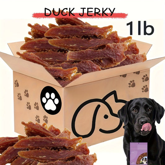 Duck Jerky Dog Treats Bundle High Protein Chews Grain Rawhide Free Daily Snacks for Small Medium Large Breeds Duck Lovers Dried Meat Bites