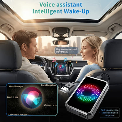 3-in-1 Wireless CarPlay Adapter Magic Media Box with Netflix YouTube TikTok Streaming & USB Port