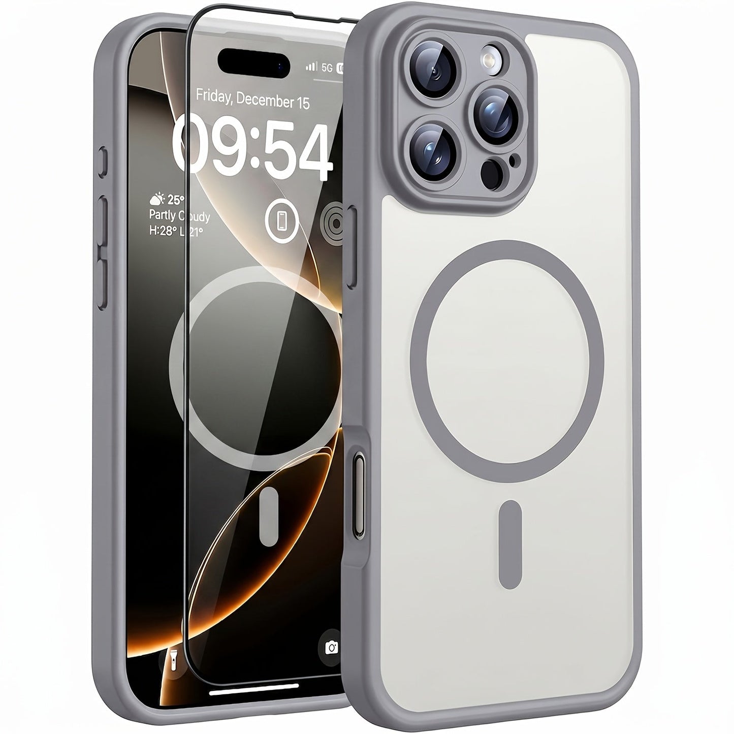 MagSafe iPhone Case Magnetic Matte Translucent Drop-Resistant Full Camera Protection Slim Frosted for an Everyday Personal Care Routine