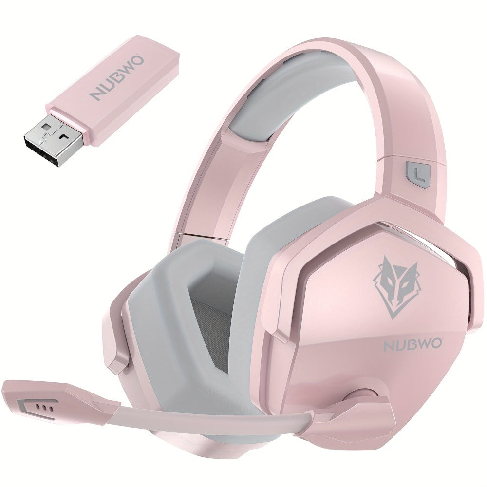 2.4GHz Wireless Gaming Earphones NUBWO G06, 7.1 Surround Sound, 23ms Ultra-Low Latency, 100H Battery