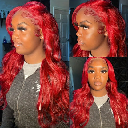 Synthetic Wig Glueless Lace Front Body Wave, in 26- and 34-Inch Options for Parties with Model-Specific Color, Length and Cap Options