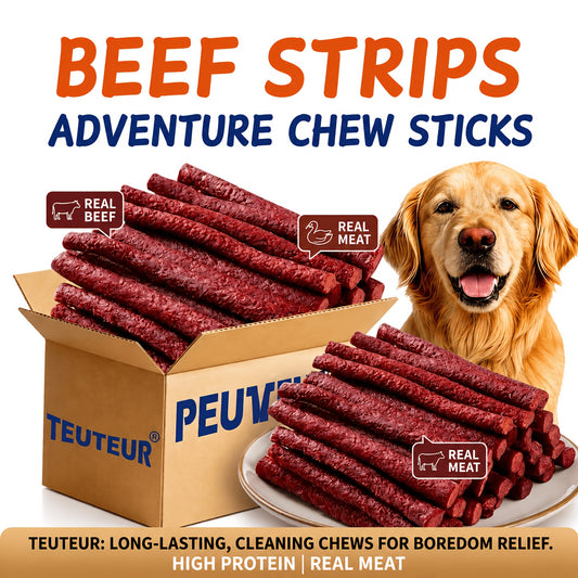 Dog Training Treats Beef Tendon Sticks – Natural High Protein Chews for Puppy Adult Small Medium Large Dogs