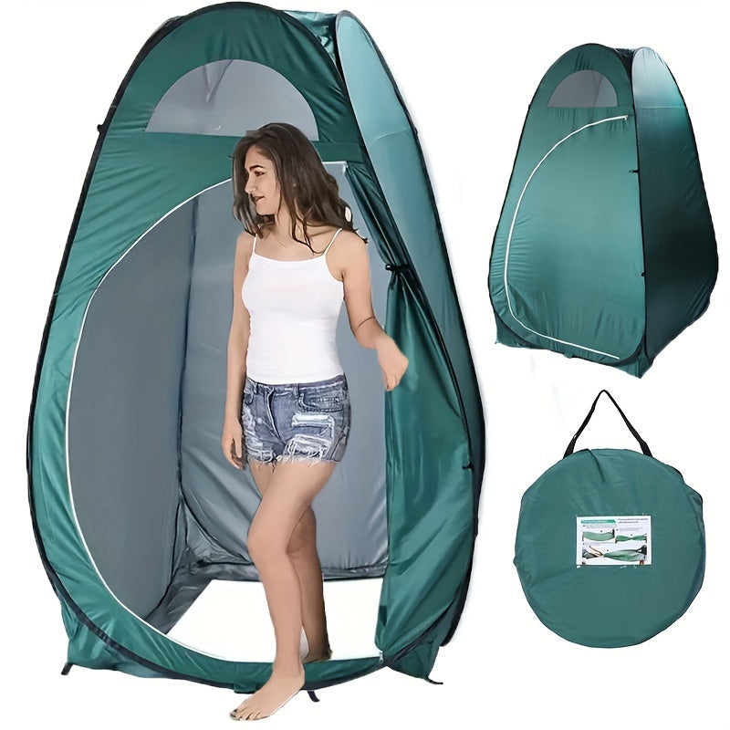 Pop-Up Privacy Shower Tent & Outdoor Changing Room – Waterproof Portable Camping Toilet Tent for Hiking Beach Fishing Backpacking