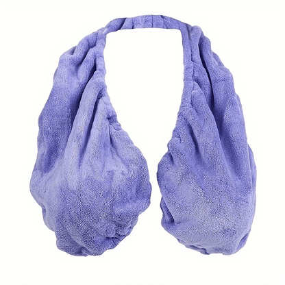 Towel Bra Wrap Double-Sided Coral Fleece 450GSM Strapless Hanging Neck Chest Wrap for Beach for Entryways, Bedrooms and Living Spaces