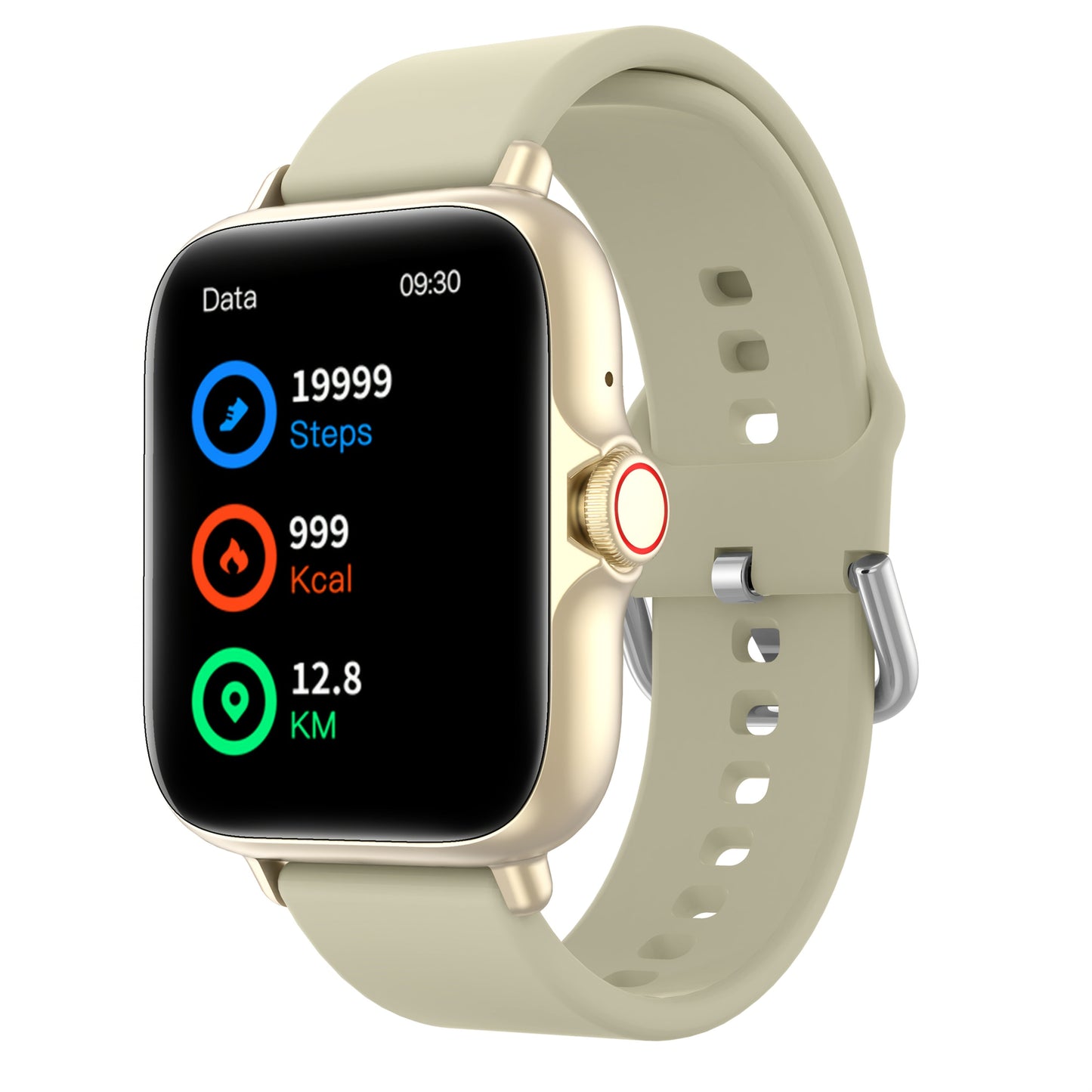 Smartwatch Large Screen with Wireless Calling & Message Alerts, Full Touch HD Display, Heart Rate, Blood Oxygen, Sleep and Stress Readouts