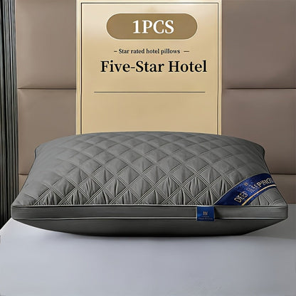 Queen Size Pillows for Side Sleepers, 800g Heavyweight Hotel Collection, Down Alternative, Ultra-Plush & Resilient