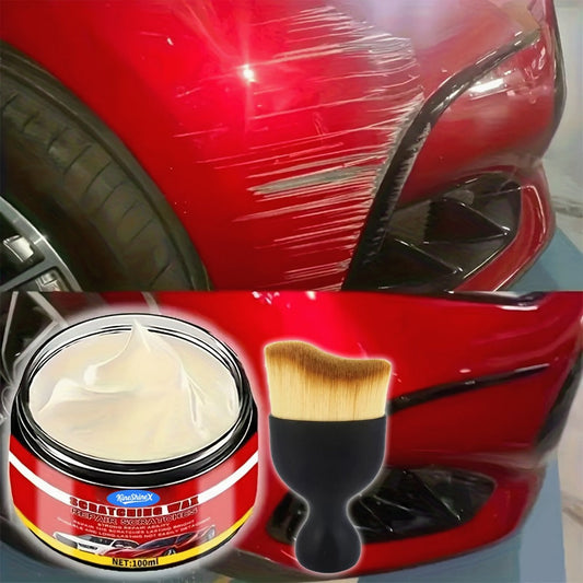 Car Scratch Repair Wax – Nano-Bright Polish for Scratch Removal & Paint Restoration, Removes Brush Marks & Swirl Scratches