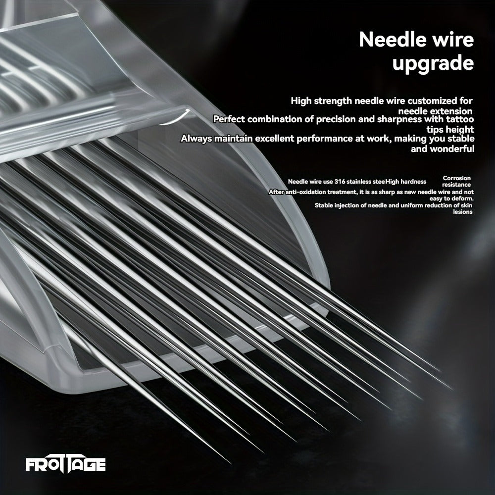 Tattoo Cartridge Needles with Frotage Label, 26 Retained RL RLT RS CM and M1 Cartridge Size Options