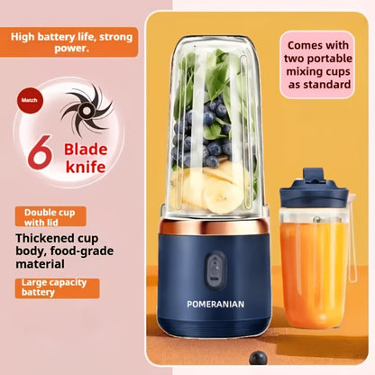 Portable Blender Rechargeable, Mini Personal Juicer for Smoothies, Milkshakes & Juice, USB Charging