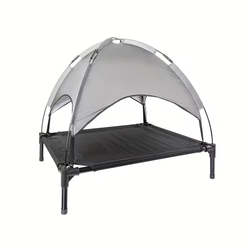Outdoor Cat Tent Portable Pet Tent with Trampoline Base – Windproof Breathable Weatherproof Cat House for Dogs & Cats