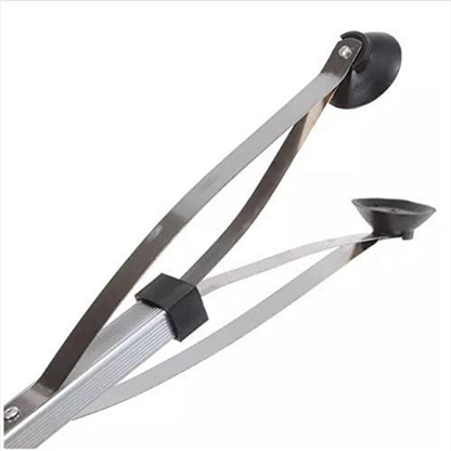 32-Inch Foldable Reacher Grabber 2-Pack with Aluminum Extenders, Rubber Suction Cup Grippers and Ergonomic Handles